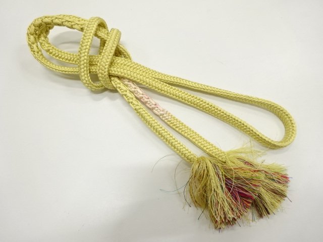 JAPANESE KIMONO / HAND-TIED OBIJIME